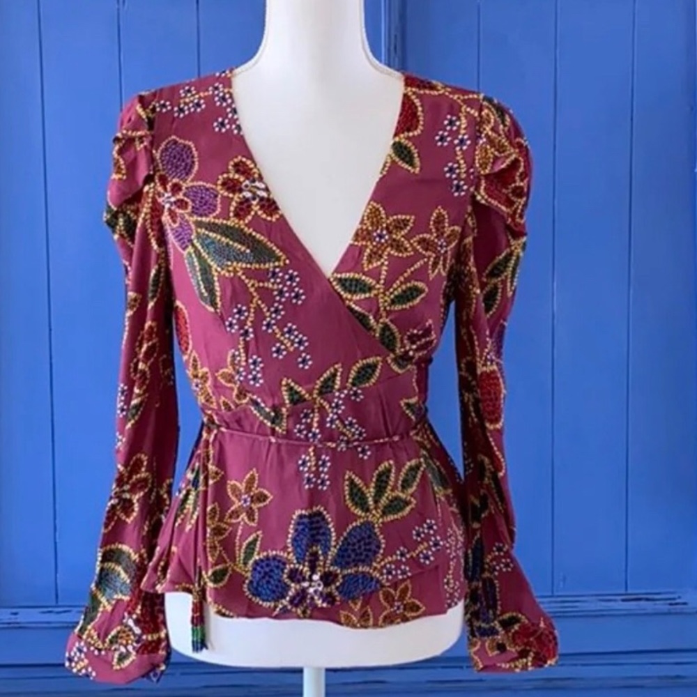 farm Rio wrap top, M very sexy